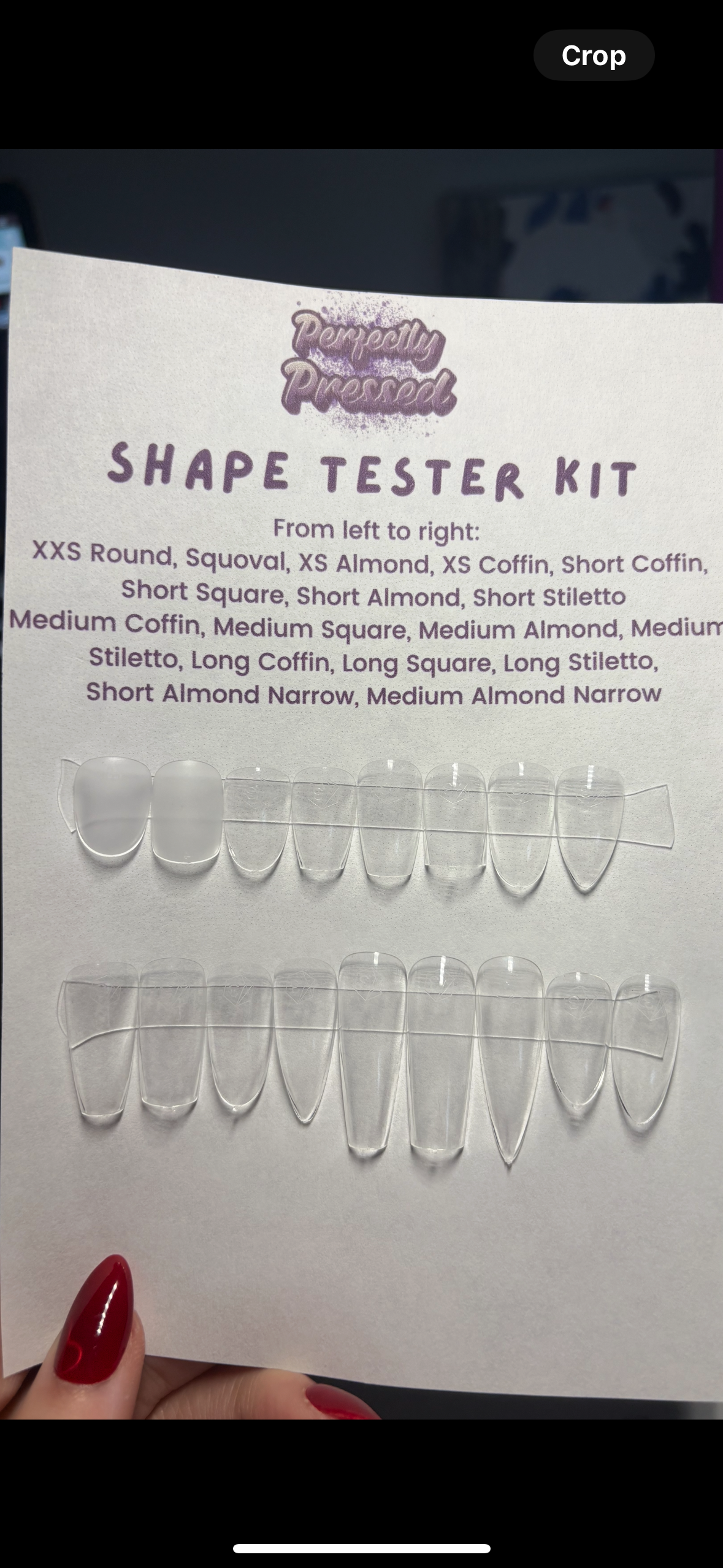 SHAPE TESTER KIT